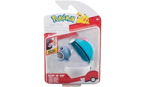 Pokemon Clip N GO Poliwag MIT Lure Ball Pokemon Clip N GO Poliwag MIT Lure Ball von Pokémon