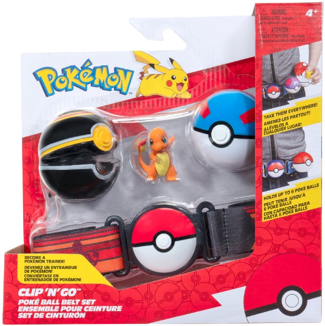 Pokémon Clip 'N' Go Gürtel Spielset Glumanda mit Pokéball von Pokémon