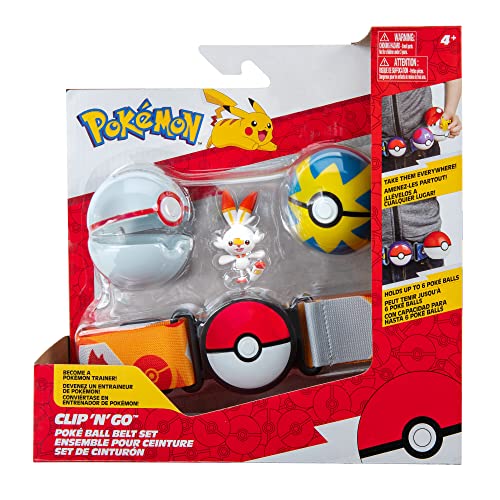 Pokemon Clip 'N' Go Poké Ball Belt Pas Quick Ball, Premier Ball, Scorbunny S9 Pokemon Clip 'N' Go Poké Ball Belt Pas Quick Ball, Premier Ball, Scorbunny S9 von Pokémon