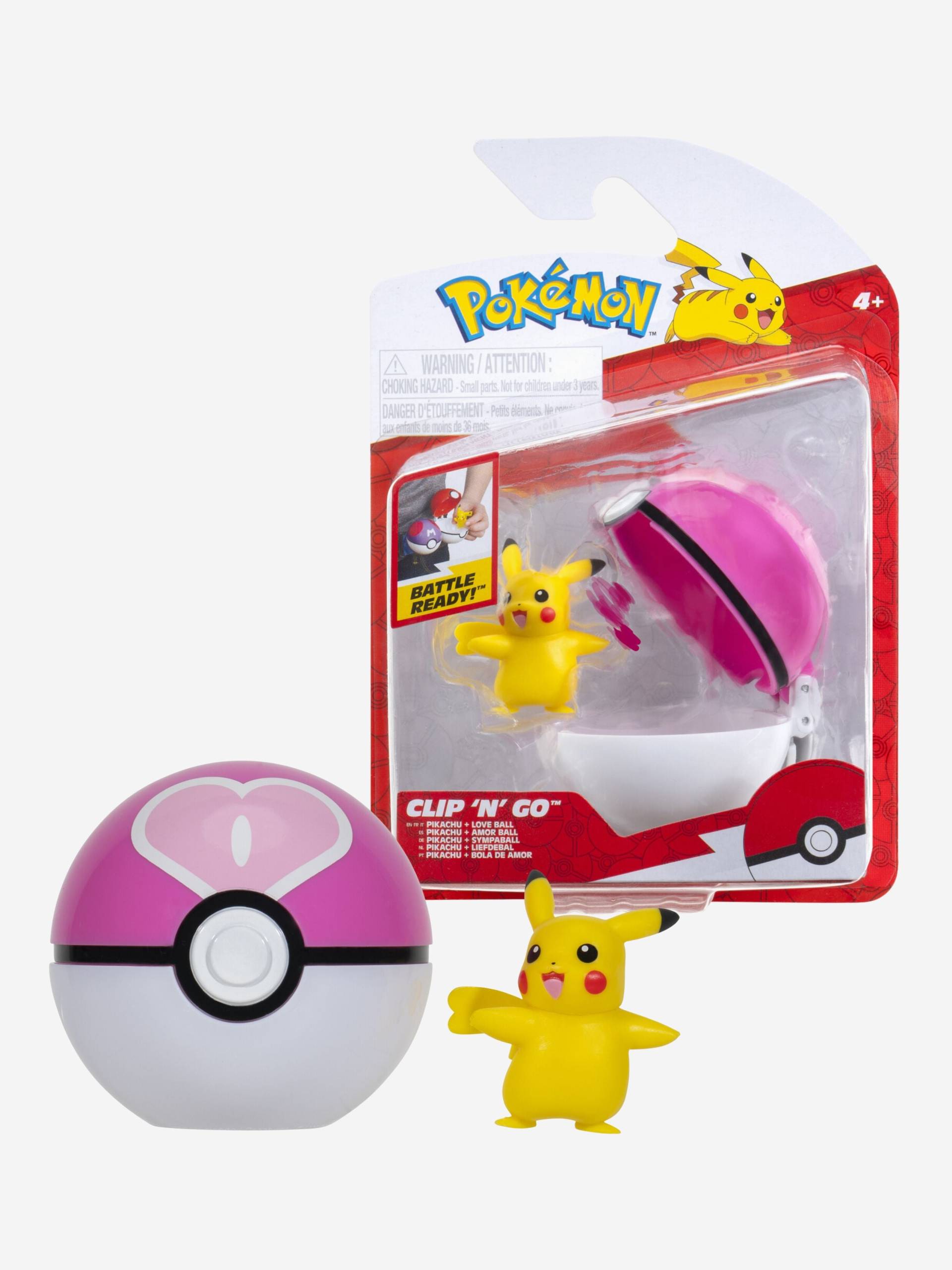 Pokémon Clip 'N' Go Spielset Pikachu Love Ball Pokémon Clip 'N' Go Spielset Pikachu Love Ball von Pokémon