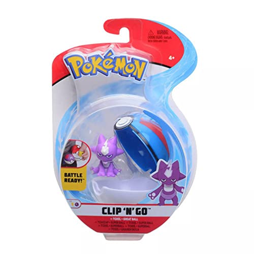 Pokémon Clip 'N' Go Toxel & Pokéball - Enthält 1x 5cm Figur & 1x Dive Ball - Neue Welle 2021 - Offiziell Lizensiert Pokémon Clip 'N' Go Toxel & Pokéball - Enthält 1x 5cm Figur & 1x Dive Ball - Neue Welle 2021 - Offiziell Lizensiert von Pokémon