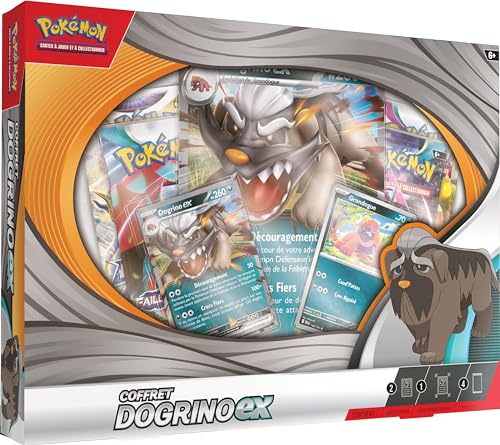Pokémon TCG: Dogrino-ex Box (2 glänzende Promokarten, 1 große glänzende Karte und 4 Booster) Pokémon TCG: Dogrino-ex Box (2 glänzende Promokarten, 1 große glänzende Karte und 4 Booster) von Pokémon