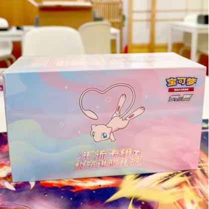 Pokémon Deck Building Advanced Gift Box - Mew - Asien Edition 2024 - Karten in vereinfachtem Chinesisch - Offizielles Pokémon China Produkt von Pokémon