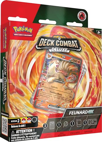 Pokémon Deck Combat Deluxe - Feunard-ex (60 Karten und Zubehör) von Pokémon
