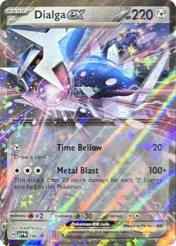Pokemon Dialga ex 180 – Scarlet Violet Black Star Promo – Folie, Einzelkarte Pokemon Dialga ex 180 – Scarlet Violet Black Star Promo – Folie, Einzelkarte von Pokémon