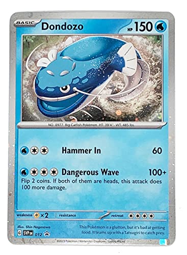 Pokemon Dondozo SVP012 - Scarlet & Violet - Pokemon Schwarzer Stern Promo 012 - Cosmic Holo von Pokemon