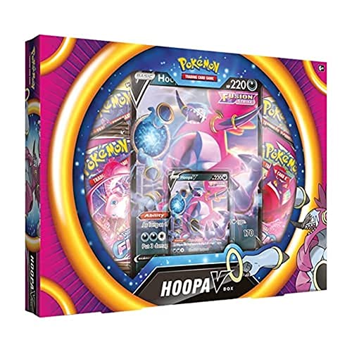 Pokémon V-Box Hoopa, Kartenspiel, ab 6 Jahren, für 2 Spieler, über 10 Minuten Spieldauer von Pokémon