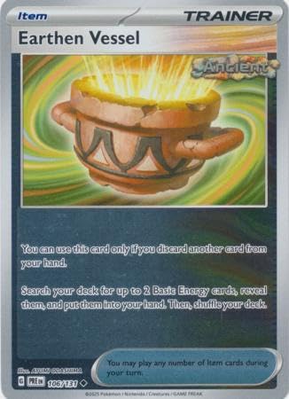 Pokemon - Earthen Vessel 106/131 Prismatic Evolutions - Reverse Foil Einzelkarte Pokemon - Earthen Vessel 106/131 Prismatic Evolutions - Reverse Foil Einzelkarte von Pokémon