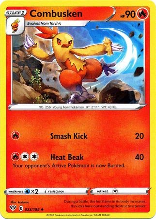 Pokemon Einzelkarte Combusken 023/189 Dunkle Ablaze Pokemon Einzelkarte Combusken 023/189 Dunkle Ablaze von Pokémon