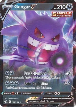 Pokemon Einzelkarte GENGAR V 156/264 Fusion Strike Pokemon Einzelkarte GENGAR V 156/264 Fusion Strike von Pokémon