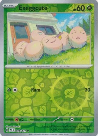 Pokemon - Exeggcute 001/131 Prismatic Evolutions - Reverse Foil Einzelkarte von Pokémon