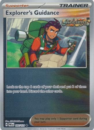 Pokemon - Explorer's Guidance 107/131 Prismatic Evolutions - Reverse Foil Einzelkarte Pokemon - Explorer's Guidance 107/131 Prismatic Evolutions - Reverse Foil Einzelkarte von Pokémon