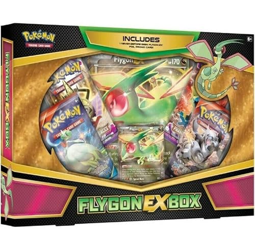 Pokémon Pokemon FLYGON EX Box 4 Booster Packs Foil Promo-Karte 1 Oversize Card TCG von Pokémon
