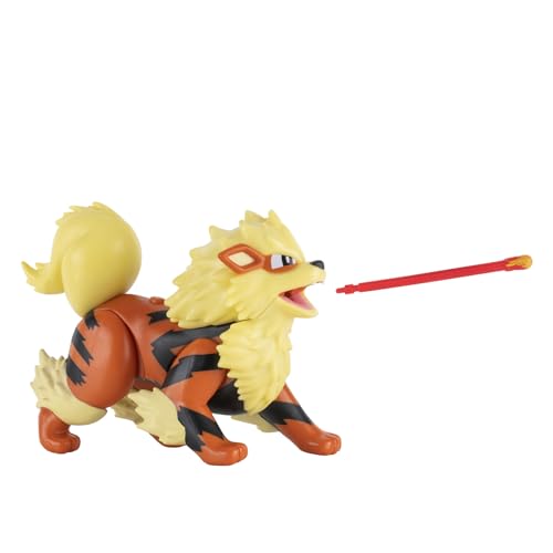 Pokemon Figur Arkani Arcanine – 11,4 cm Pokémon Figur - Neueste Welle 2021 - Offiziell Lizenziert Spielzeug – Dynamischen Detailen von Pokémon