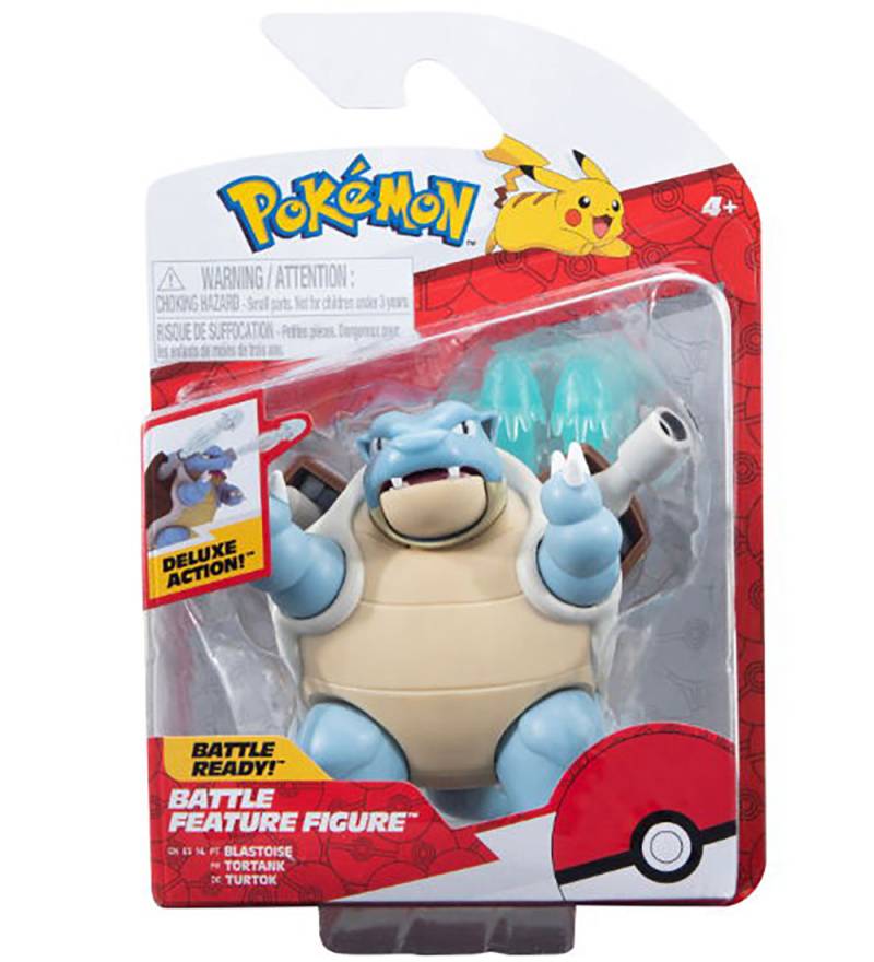 Pokémon Figur - Battle Feature Figure - Blastoise Deluxe - Pokémon - One Size - Spielzeugfiguren Pokémon Figur - Battle Feature Figure - Blastoise Deluxe - Pokémon - One Size - Spielzeugfiguren von Pokémon