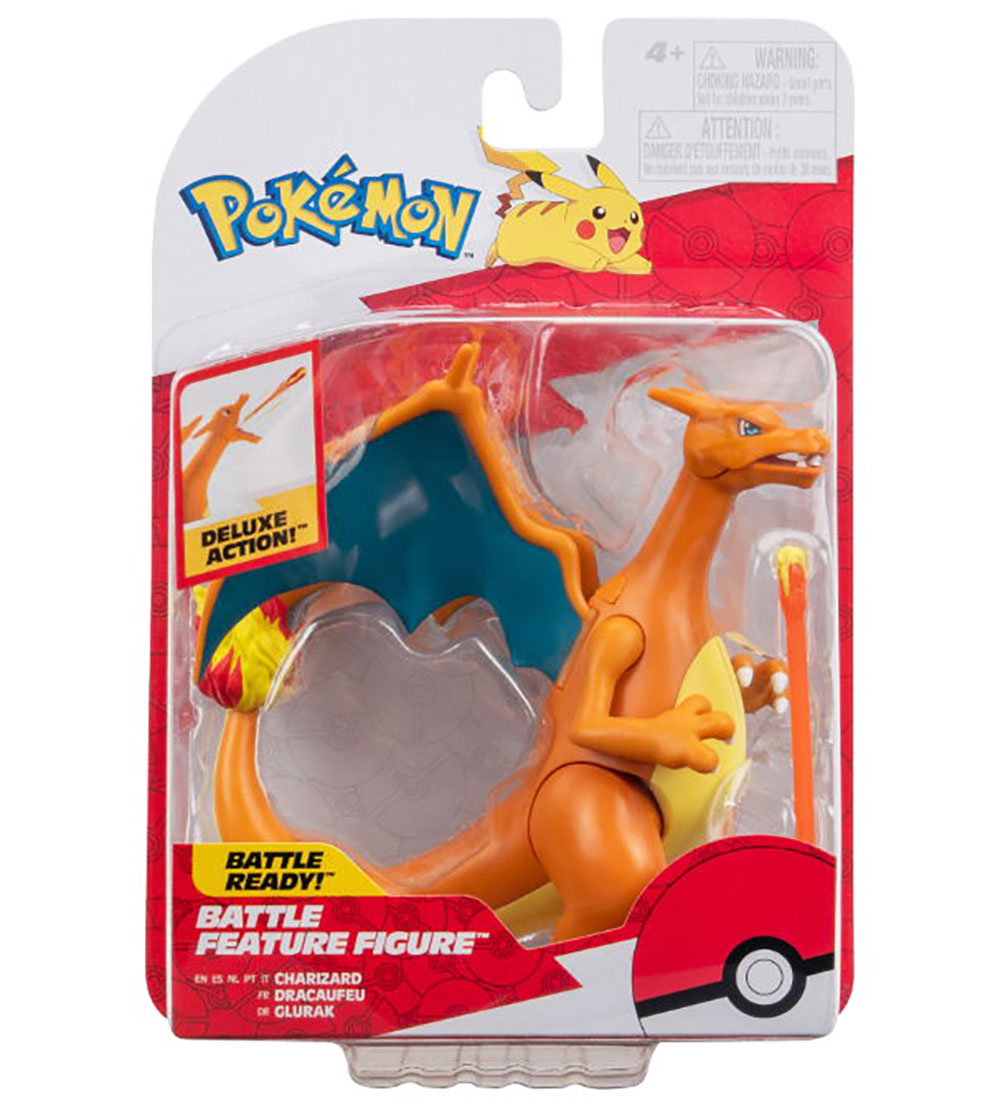 Pokémon Figur - Battle Feature Figure - Glurak Deluxe - Pokémon - One Size - Spielzeugfiguren Pokémon Figur - Battle Feature Figure - Glurak Deluxe - Pokémon - One Size - Spielzeugfiguren von Pokémon
