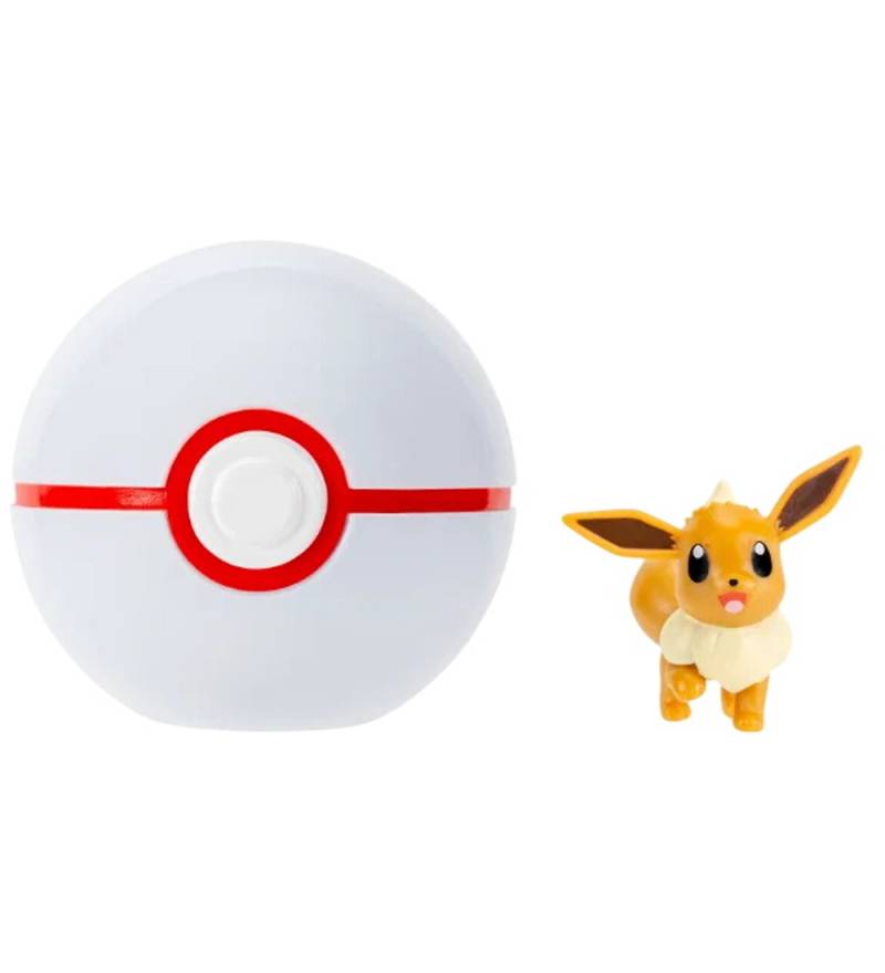 Pokémon Figur – Clip 'N' GO – Evoli m. Premierball - Pokémon - One Size - Spielzeugfiguren Pokémon Figur – Clip 'N' GO – Evoli m. Premierball - Pokémon - One Size - Spielzeugfiguren von Pokémon