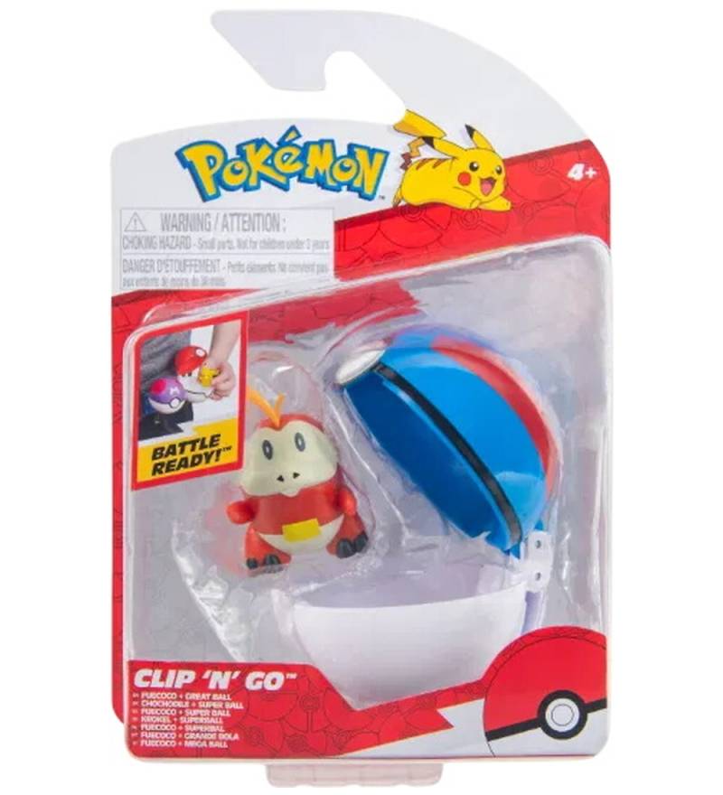 Pokémon Figur - Clip 'N' GO - Fuecoco m. Toller Ball - Pokémon - One Size - Spielzeugfiguren Pokémon Figur - Clip 'N' GO - Fuecoco m. Toller Ball - Pokémon - One Size - Spielzeugfiguren von Pokémon