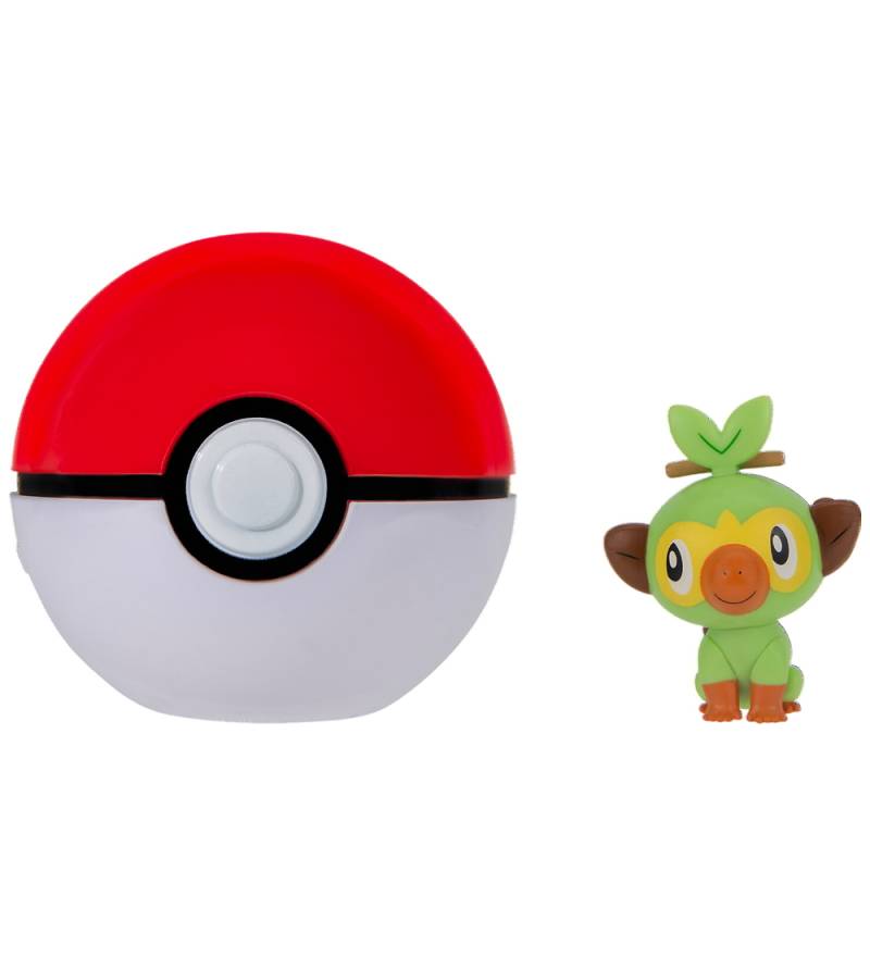 Pokémon Figur – Clip 'N' GO – Grookey m. Pokéball - Pokémon - One Size - Spielzeugfiguren Pokémon Figur – Clip 'N' GO – Grookey m. Pokéball - Pokémon - One Size - Spielzeugfiguren von Pokémon