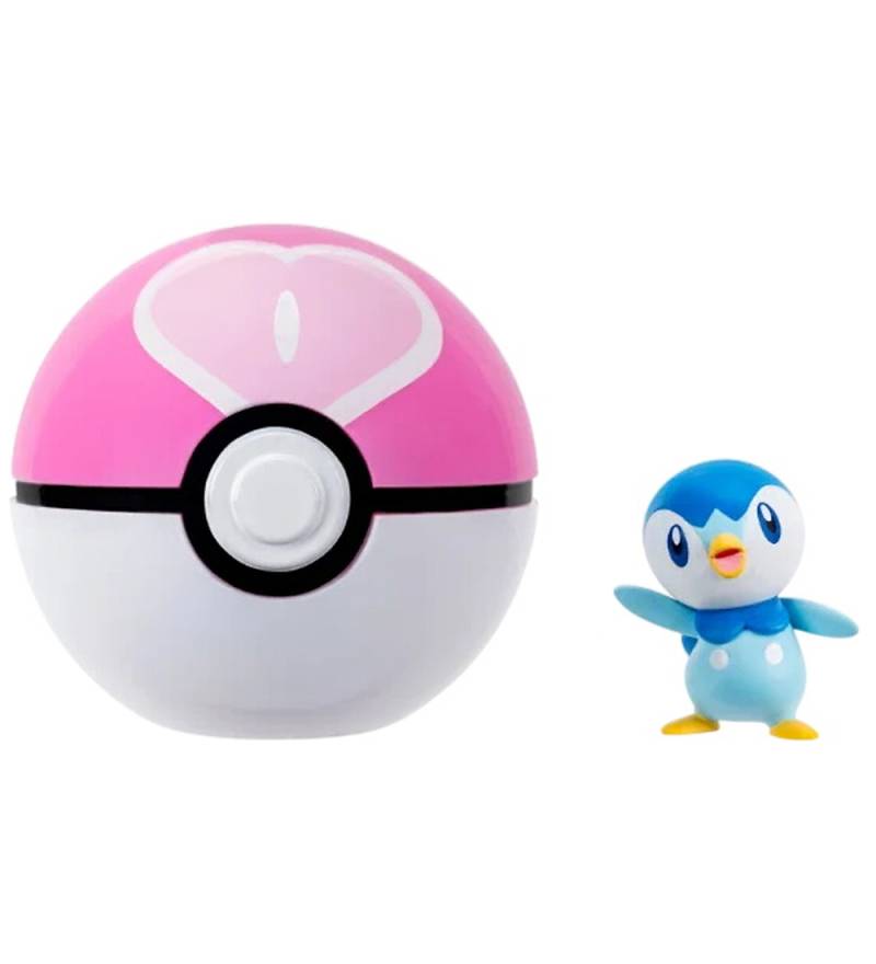 Pokémon Figur – Clip 'N' GO – Piplup m. Love Ball - Pokémon - One Size - Spielzeugfiguren Pokémon Figur – Clip 'N' GO – Piplup m. Love Ball - Pokémon - One Size - Spielzeugfiguren von Pokémon