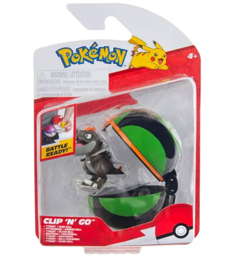 Pokémon Figur – Clip 'N' GO – Tyrunt m. Dämmerungsball - Pokémon - One Size - Spielzeugfiguren Pokémon Figur – Clip 'N' GO – Tyrunt m. Dämmerungsball - Pokémon - One Size - Spielzeugfiguren von Pokémon