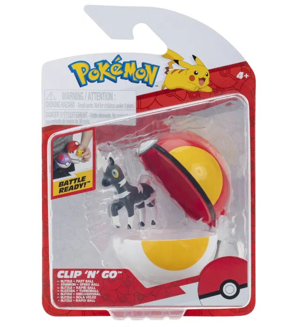 Pokémon Figur - Clip 'N' Go - Blitzle m. Fast Ball - Pokémon - One Size - Spielzeugfiguren Pokémon Figur - Clip 'N' Go - Blitzle m. Fast Ball - Pokémon - One Size - Spielzeugfiguren von Pokémon