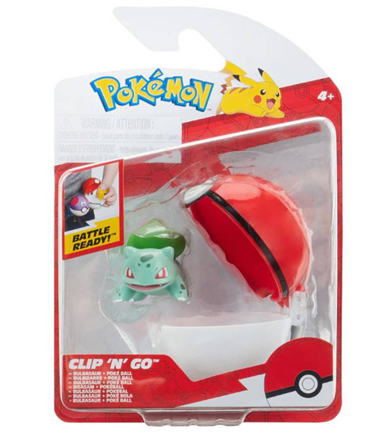 Pokémon Figur - Clip N Go - Bulbasaur m. Pokéball - Pokémon - One Size - Spielzeugfiguren Pokémon Figur - Clip N Go - Bulbasaur m. Pokéball - Pokémon - One Size - Spielzeugfiguren von Pokémon