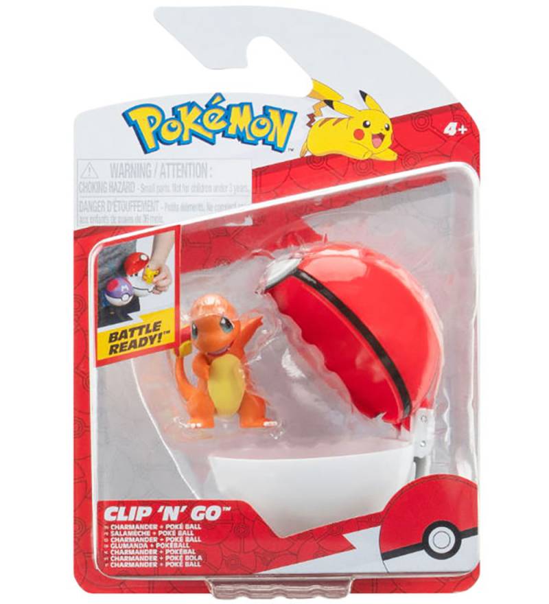 Pokémon Figur - Clip 'N' Go - Charmander m. Pokeball - Pokémon - One Size - Spielzeugfiguren Pokémon Figur - Clip 'N' Go - Charmander m. Pokeball - Pokémon - One Size - Spielzeugfiguren von Pokémon