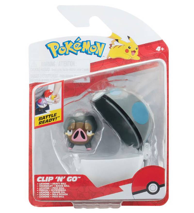 Pokémon Figur - Clip N Go - Lechonk m. Schwerer Ball - Pokémon - One Size - Spielzeugfiguren Pokémon Figur - Clip N Go - Lechonk m. Schwerer Ball - Pokémon - One Size - Spielzeugfiguren von Pokémon