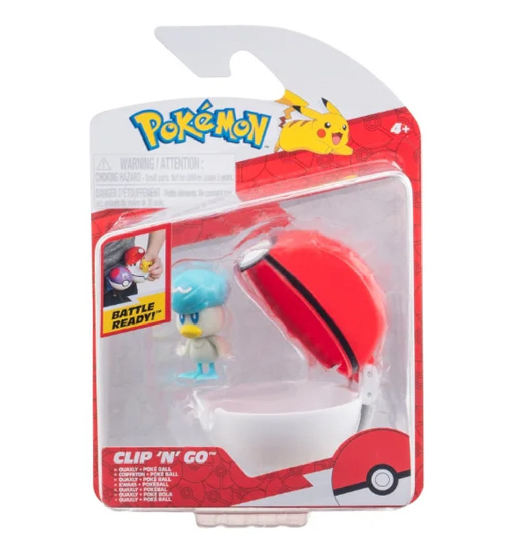 Pokémon Figur - Clip 'N' Go - Pokeball - Quaxly - Pokémon - One Size - Spielzeugfiguren Pokémon Figur - Clip 'N' Go - Pokeball - Quaxly - Pokémon - One Size - Spielzeugfiguren von Pokémon