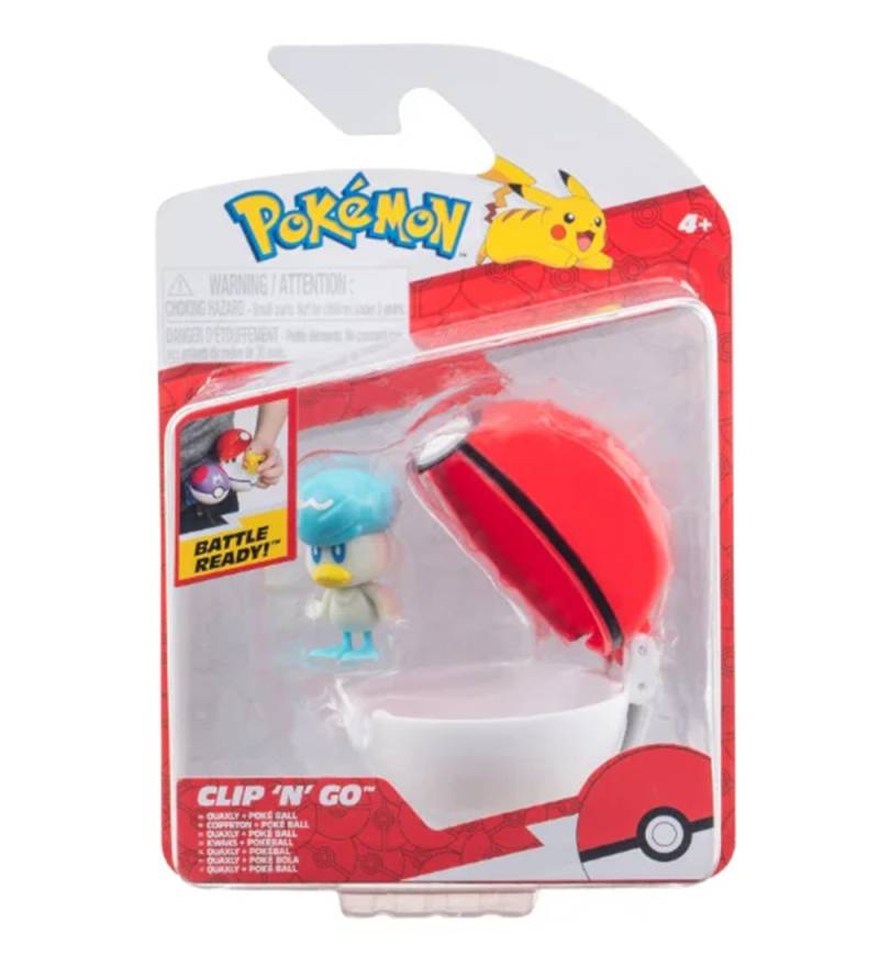 Pokémon Figur - Clip 'N' Go - Pokeball - Quaxly - Pokémon - One Size - Spielzeugfiguren Pokémon Figur - Clip 'N' Go - Pokeball - Quaxly - Pokémon - One Size - Spielzeugfiguren von Pokémon