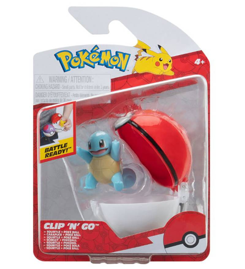 Pokémon Figur - Clip N Go - Squirtle m. Pokeball - Pokémon - One Size - Spielzeugfiguren Pokémon Figur - Clip N Go - Squirtle m. Pokeball - Pokémon - One Size - Spielzeugfiguren von Pokémon