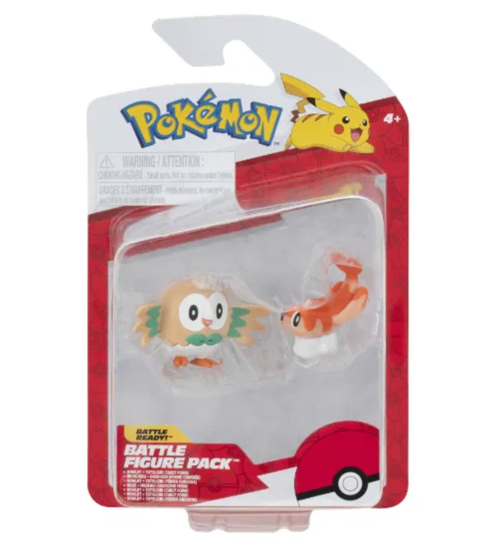 Pokémon Figuren - 2er-Pack - Battle Figure - Tatsugiri/Rowlet - Pokémon - One Size - Spielzeugfiguren Pokémon Figuren - 2er-Pack - Battle Figure - Tatsugiri/Rowlet - Pokémon - One Size - Spielzeugfiguren von Pokémon
