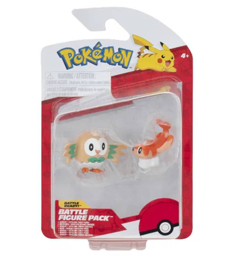 Pokémon Figuren - 2er-Pack - Battle Figure - Tatsugiri/Rowlet - Pokémon - One Size - Spielzeugfiguren Pokémon Figuren - 2er-Pack - Battle Figure - Tatsugiri/Rowlet - Pokémon - One Size - Spielzeugfiguren von Pokémon