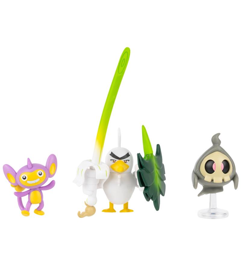 Pokémon Figuren - 3er-Pack - Battle Figure - Aipom/Sirfetch'd/Du - Pokémon - One Size - Spielzeugfiguren Pokémon Figuren - 3er-Pack - Battle Figure - Aipom/Sirfetch'd/Du - Pokémon - One Size - Spielzeugfiguren von Pokémon