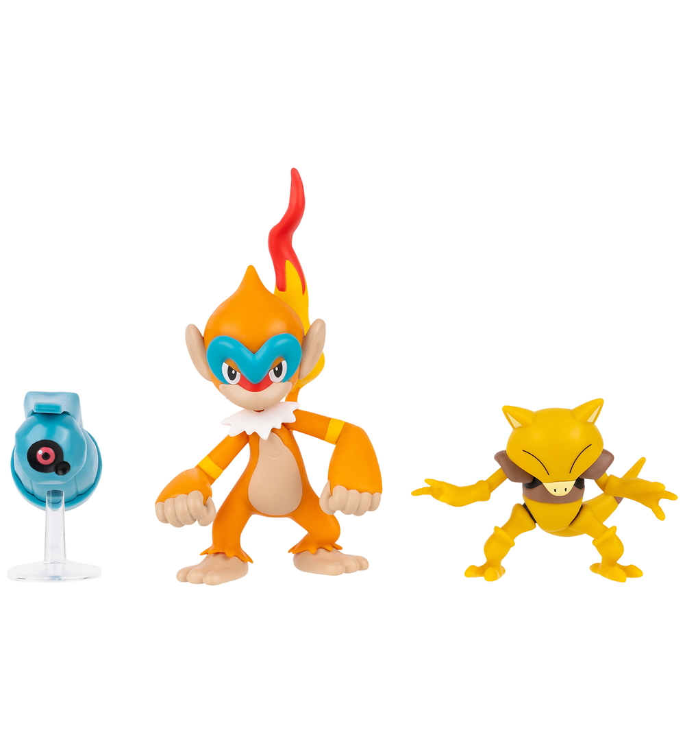 Pokémon Figuren - 3er-Pack - Battle Figure - Beldum/Monferno/Abr - Pokémon - One Size - Spielzeugfiguren Pokémon Figuren - 3er-Pack - Battle Figure - Beldum/Monferno/Abr - Pokémon - One Size - Spielzeugfiguren von Pokémon