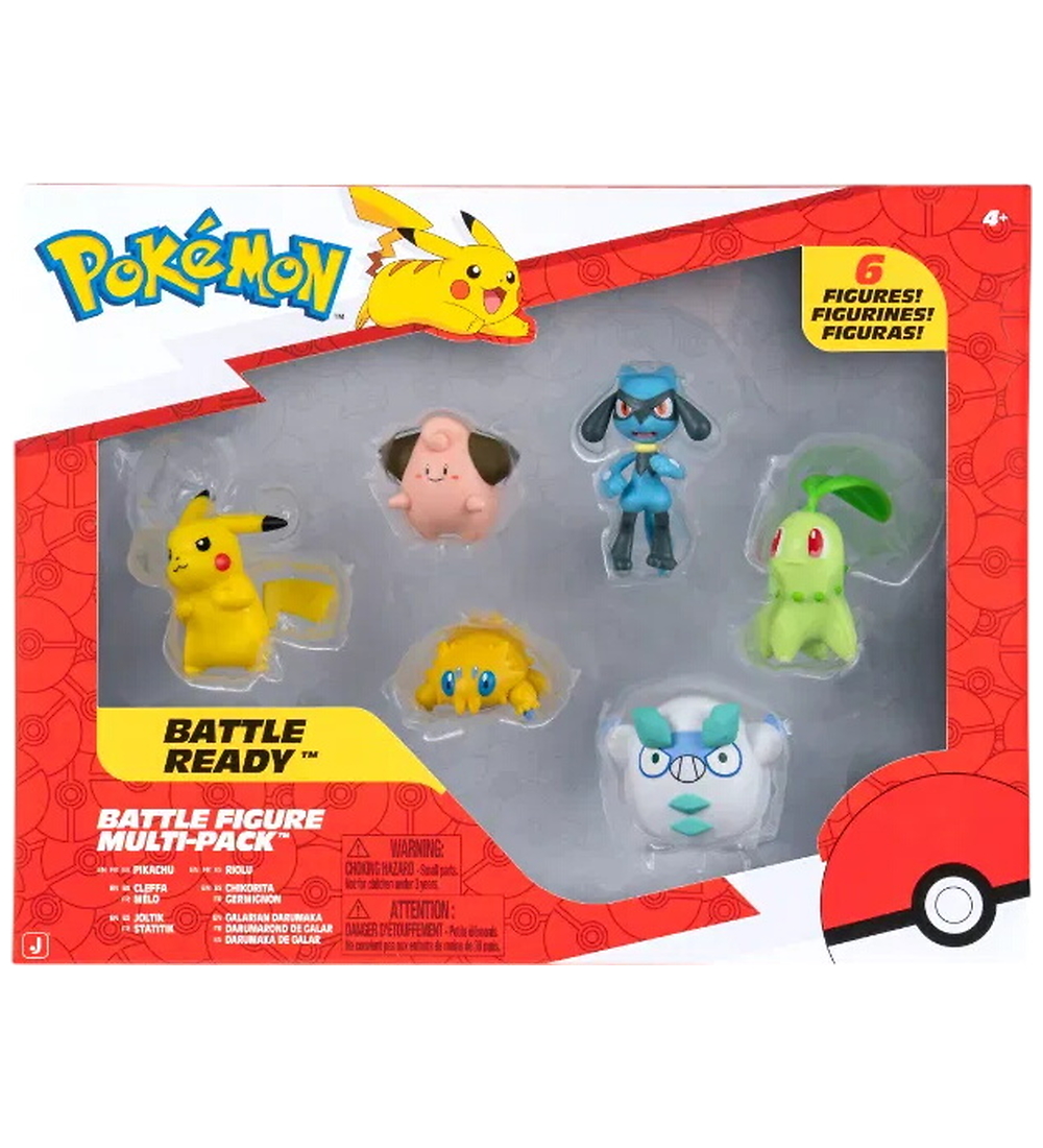 Pokémon Figuren - 6er-Pack - Battle Figure - Pokémon - One Size - Spielzeugfiguren Pokémon Figuren - 6er-Pack - Battle Figure - Pokémon - One Size - Spielzeugfiguren von Pokémon