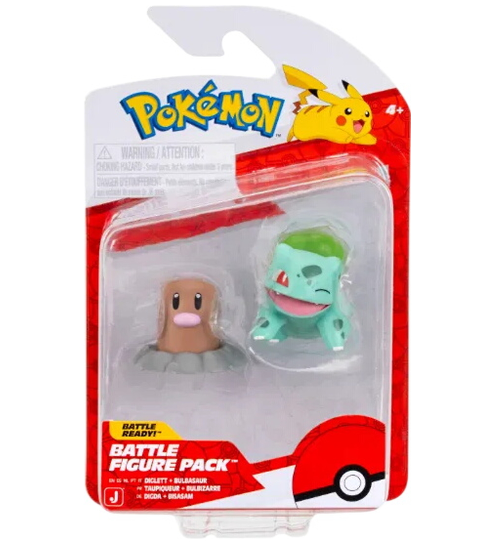 Pokémon Figuren - Battle Figure - 2er-Pack - Diglett/Bisasam - Pokémon - One Size - Spielzeugfiguren Pokémon Figuren - Battle Figure - 2er-Pack - Diglett/Bisasam - Pokémon - One Size - Spielzeugfiguren von Pokémon