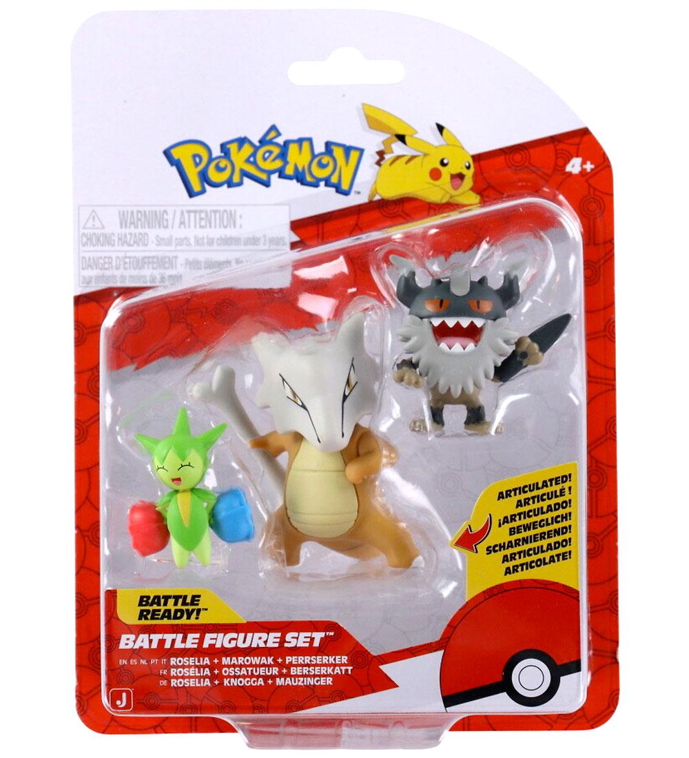 Pokémon Figuren - Battle Figure - 3er-Pack - Roselia/Marowak/Per - Pokémon - One Size - Spielzeugfiguren Pokémon Figuren - Battle Figure - 3er-Pack - Roselia/Marowak/Per - Pokémon - One Size - Spielzeugfiguren von Pokémon