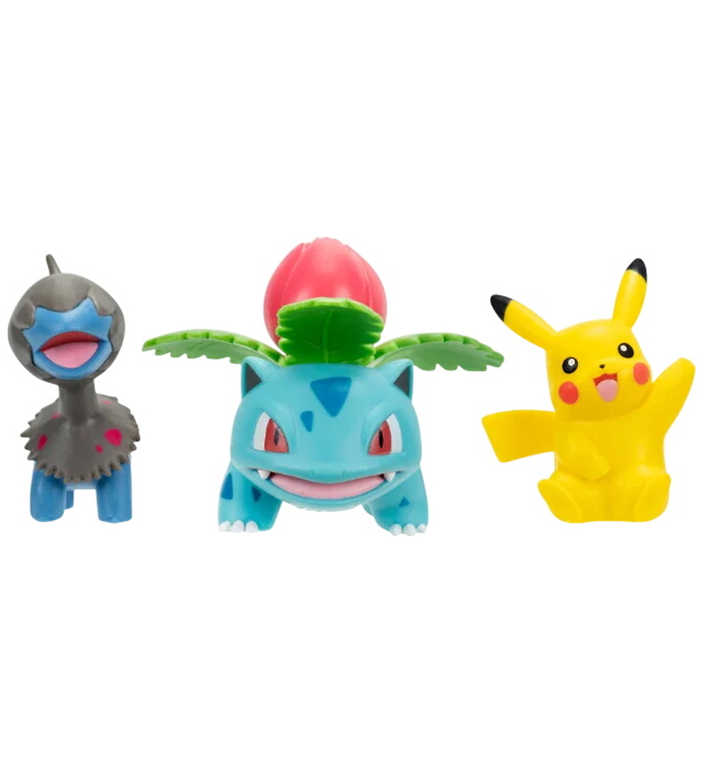 Pokémon Figuren - Battle Figure - Pikachu/Ivysaur/Deino - Pokémon - One Size - Spielzeugfiguren Pokémon Figuren - Battle Figure - Pikachu/Ivysaur/Deino - Pokémon - One Size - Spielzeugfiguren von Pokémon