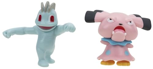 Pokémon PKW2634 - Battle Figure Pack - Machollo & Snubbull, offizielle detaillierte Figuren, je 5 cm Pokémon PKW2634 - Battle Figure Pack - Machollo & Snubbull, offizielle detaillierte Figuren, je 5 cm von Pokémon