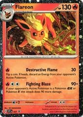 Pokemon - Flareon SVP 167 - Prismatic Evolution Black Star Promo Cosmos Folie - Einzelkarte von Pokémon