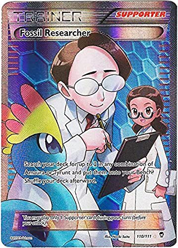 Pokemon Fossil Researcher 110/111 Ultra Rare Pokemon Card (XY Furious Fists) von Pokémon