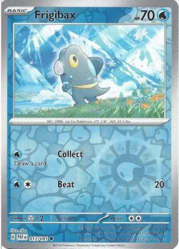 Pokemon - Frigibax 017/091 - Paldean Fates - Reverse Foil Einzelkarte von Pokémon