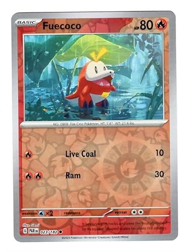 Pokemon - Fuecoco 023/182 - Paradox Rift - Reverse Foil - Einzelkarte Pokemon - Fuecoco 023/182 - Paradox Rift - Reverse Foil - Einzelkarte von Pokémon
