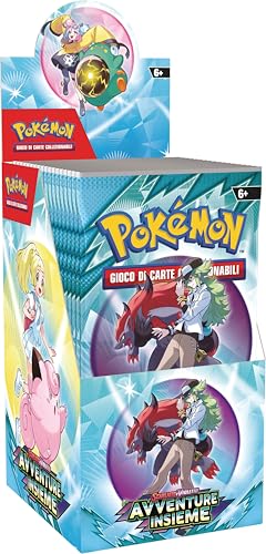 Pokémon GCC: Display von Booster-Packs der Erweiterung Scharlachrot und Violett - Abenteuer zusammen, enthält 18 Erweiterungspackungen. Pokémon GCC: Display von Booster-Packs der Erweiterung Scharlachrot und Violett - Abenteuer zusammen, enthält 18 Erweiterungspackungen. von Pokémon