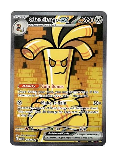 Pokemon - Gholdengo ex 252/182 - Paradox Rift - Special Illustration Rare - Einzelkarte von Pokémon
