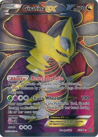 Pokemon Giratina EX - 93/98 - Full Art Ultra Rare XY: Alte Ursprünge Singles von Pokémon