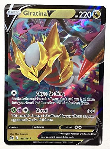 Pokemon - Giratina V 130/196 - Lost Origin Ultra Rare Card Pokemon - Giratina V 130/196 - Lost Origin Ultra Rare Card von Pokémon