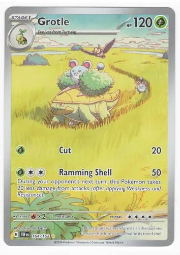 Pokemon Grotle 164/162 - Temporal Forces - Illustration Rare - Holo Foil Card Pokemon Grotle 164/162 - Temporal Forces - Illustration Rare - Holo Foil Card von Pokémon